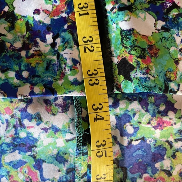 Ann Taylor Abstract Flower Print A-Line Dress - Picture 8 of 12